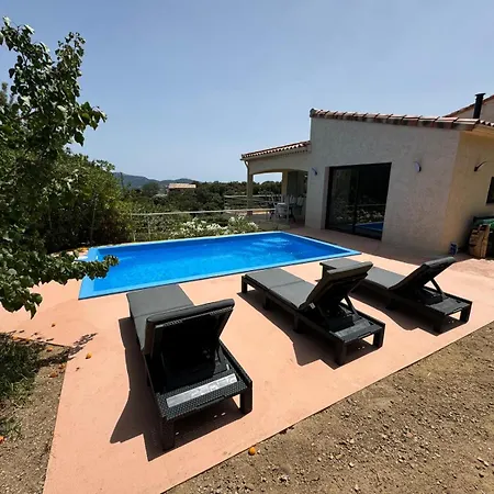 Vue Et Montagnes 9 Pers Villa Porto Vecchio